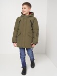 Kabát chlapecký Parka, Minoti, Gym 2, khaki - 104/110 | 4/5let