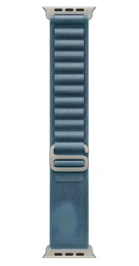 Apple Watch Alpine Loop Light Blue vel. L přírodní titan / Řemínek pro Apple Watch / 44/45/46/49 mm / 165–210 mm (MFTK4ZM/A)