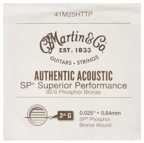 Martin Authentic SP Single 92/8 Phosphor Bronze .025