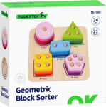 Dřevěná skládačka geometrické tvary