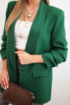 Sako s klopami elegantní zelené UNI