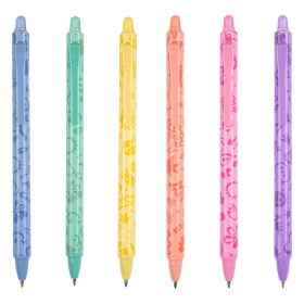 Colorino gumovatelné pero CoolPack Pastel, 36 ks, modrá náplň, displej - 36ks