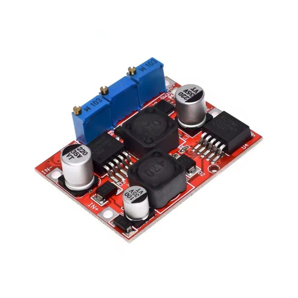 Step-Up/Step-Down měnič solárního napájení, XL6009 + LM2596S + LM358, 4-30VDC na 1,5-26VDC, 3A, CV/CC