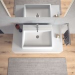 DURAVIT - Vero Air Umyvadlová mísa 60x47 cm, s přepadem, otvor pro baterii, bílá 2352600000