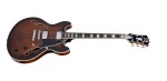D'Angelico Premier DC Double Cutaway Stop-Bar Tailpie CE Brown Burst