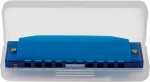 Hohner Translucent Harp C, blue, hardcase