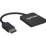 Digitus DS-55345 4 + 2 porty HDMI přepínač LED ukazatel, s dálkovým ovládáním, UHD, kovový ukazatel, lze spínat jednotli