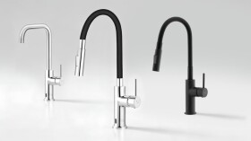 NOVASERVIS - Dřezová senzorová baterie s flexi ramenem Distanza, černá BDZ4BBL