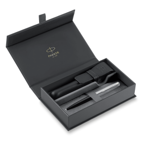 Dárková kazeta Parker 51 Black - sada kuličkové pero a pouzdro