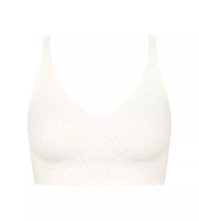 Dámská podprsenka ZERO Feel Bliss Bralette - WHITE - bílá 00GZ - SLOGGI WHITE XS