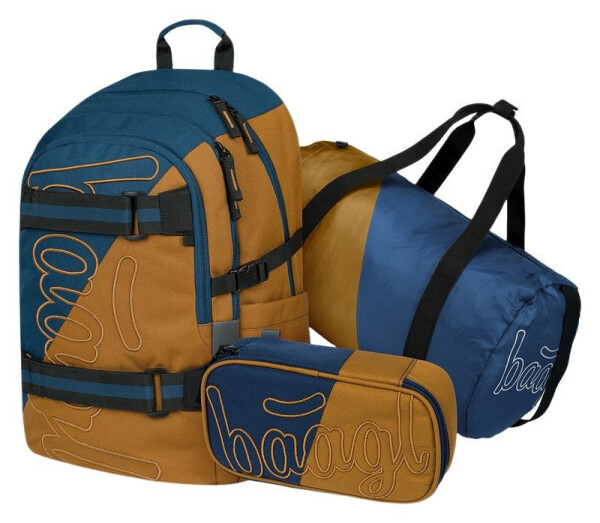 3 SET Skate Duo: batoh, penál, sportovní taška GRS