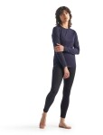 Dámské merino tričko s dlouhým rukávem ICEBREAKER Wmns 200 Oasis LS Crewe, Midnight Navy velikost: M
