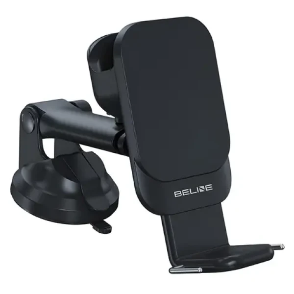 Beline BLNWCH01 černá / Držák do auta / Bezdrátové nabíjení 3v1 / iPhone, Apple Watch AirPods / 15W (BLNWCH01)