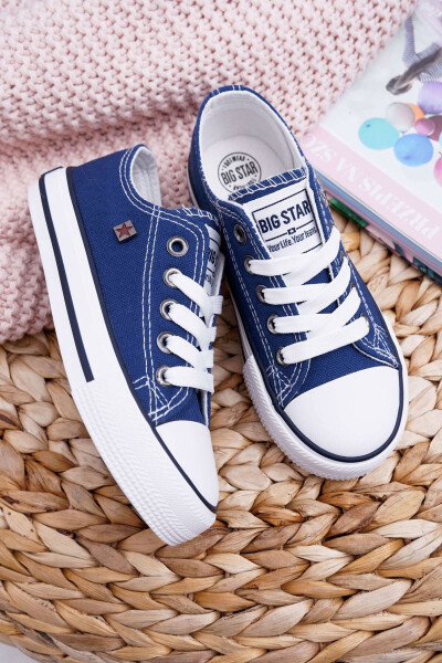 Dětská Obuv Tenisky Big Star FF374202 Tmavě Modré 30