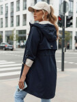 Dámská přechodná bunda parka MEROY navy blue FashionStreet TY4291 XL
