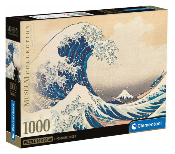 Puzzle Museum: Velká vlna v Kanagawě 1000 dílků
