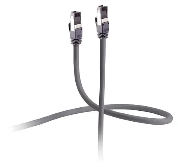 SCONN Flexline Cat.6a Armored šedá / Patch kabel / U/FTP / 5 m / RJ-45 / 500 MHz (FL31-59050)