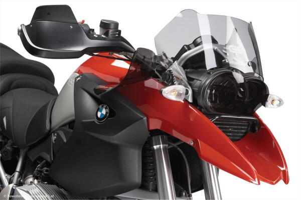 Bmw R 1200 GS 04-12 Adventure Sports plexi štít Powerbronze 200 mm - černá