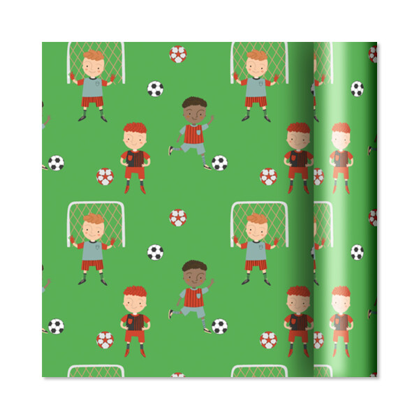 Dárkový papír - role 2 m × 70 cm - Fotbalisti - Albi