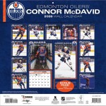 JF Turner Kalendář Edmonton Oilers NHL Connor McDavid #97 2026 Wall Calendar
