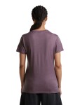 Dámské merino triko krátký rukáv ICEBREAKER Wmns Merino 150 Tech Lite SS Tee IBStitchlin, Grey Plum velikost: L