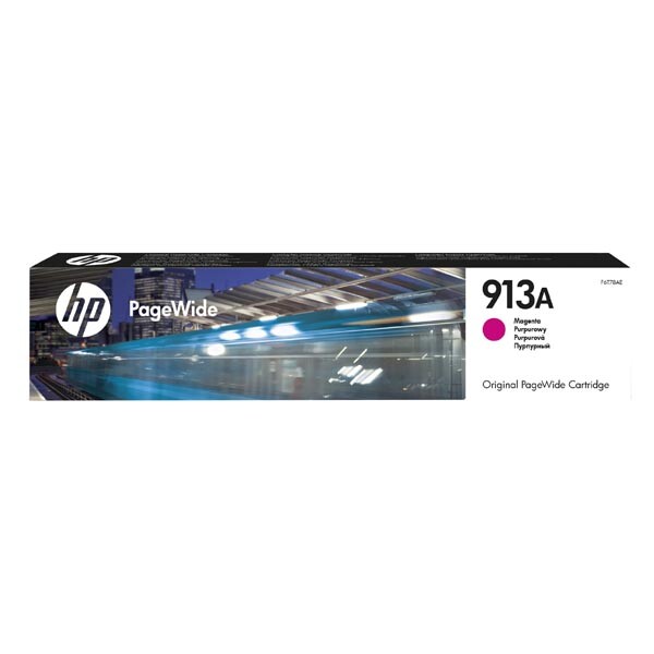 Hewlett-Packard HP F6T78AE, inkoustová kazeta (HP 913A) purpurová - originál