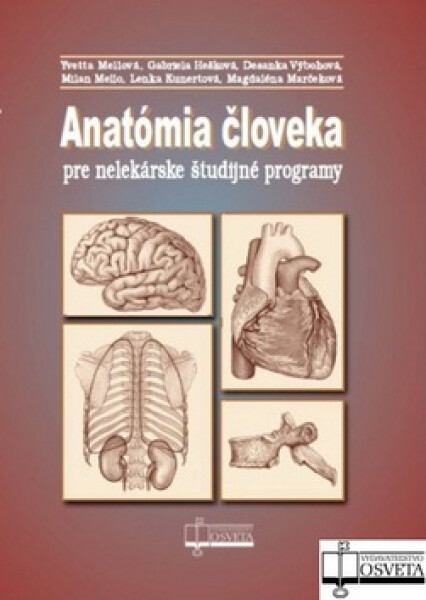 Anatómia človeka pre nelekárske študijné programy - Yvetta Mellová; Gabriela Hešková; Desanka Výbohová