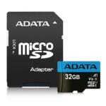 ADATA Premier 32GB microSDHC + adaptér / A1 / UHS-I / CLASS10 / R: 85MBs / W: 20MBs (AUSDH32GUICL10A1-RA1)