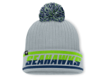 Fanatics Pánská zimní čepice Seattle Seahawks NFL Fissure Cuffed Knit Hat with Pom