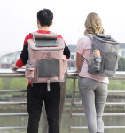 Alley šedý batoh pro psa do 10 kg Barva: Šedá, Dle váhy psa: do 6 kg