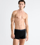 Pánské boxerky EVER Ease Short 2P - BLACK - černé 0004 - SLOGGI BLACK L