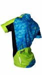 Dětský dres HAVEN Singletrail KID blue/green