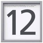 Siedle 210012695-00 Informační štítek