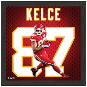 Obraz Kansas City Chiefs NFL Travis Kelce #87 Jersey