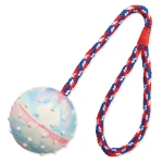 TRIXIE Hračka pro psy míč na provaze / Guma / Průměr 6 cm / Délka 30 cm (G14-3454)