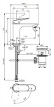 IDEAL STANDARD - Ceralife O Umyvadlová baterie s výpustí, BlueStart, chrom BE008AA