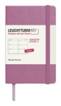 Týdenní plánovač Dusty Rose, Mini A7 2027, anglicky