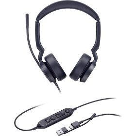 Yealink UH44 Dual UC USB-C/A Headset otevřená (On Ear) kabelová černá telefon