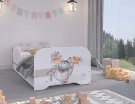 DumDekorace Pohádkově krásná dětská postel 160 x 80 cm tři přátelé