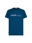 Pánské merino triko s krátkým rukávem ICEBREAKER Mens 150 Tech Lite SS Tee Massif, Atlantis velikost: L