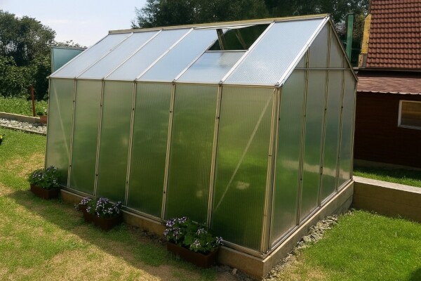 Polykarbonátový skleník LIMES Viva V7/3, š. 2,47 m × d. 3 m, PC 4 mm