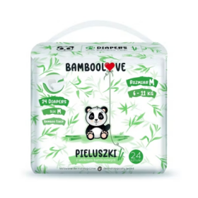 Bamboolove Pleny jednorázové bambus vel. M 6-11 kg 24 ks (55861BL)