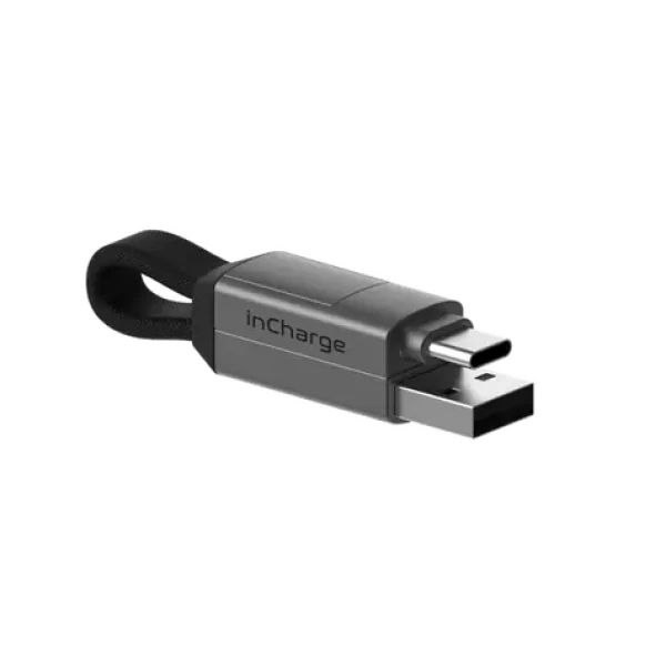 Rolling Square inCharge 6 šedá / magnetický kabel 6v1 / USB / USB-C / Lightning / MicroUSB / 15W (RS-SIX01R)