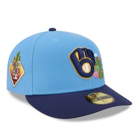 New Era Pánská kšiltovka Milwaukee Brewers MLB 2026 Authentic Spring Training Pre-Curved 59FIFTY Velikost: 7 1/2