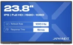 23,8" Japannext JN-MD-IPS238F-C6 černá / Přenosný monitor / IPS / FHD 1920 x 1080 / 100Hz / FreeSync (JN-MD-IPS238F-C6)