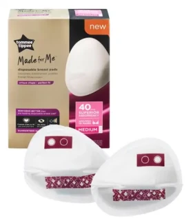 Tommee Tippee Vložky do podprsenky Made for Me 40ks vel. M / od 0 měsíců (423634TT)