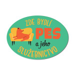 Cedulka na dveře - Pes - Albi