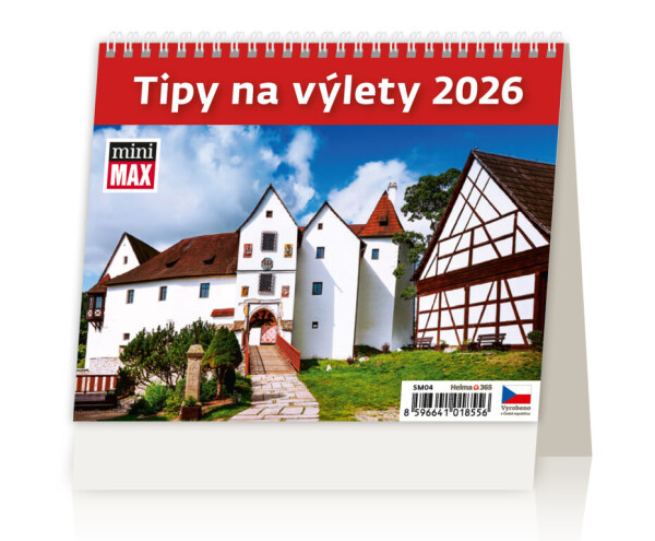 Stolní kalendář 2026 Helma MiniMax - Tipy na výlety