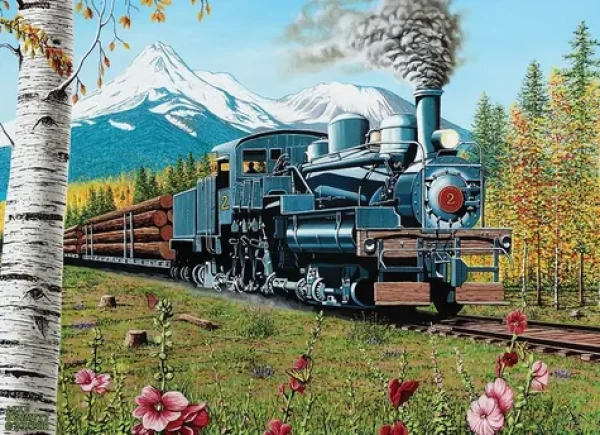 COBBLE HILL Puzzle Těžba dřeva