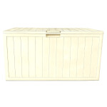 Zahradní úložný box 112x49x54cm, plast, béžová, AZB-G2075 CRM